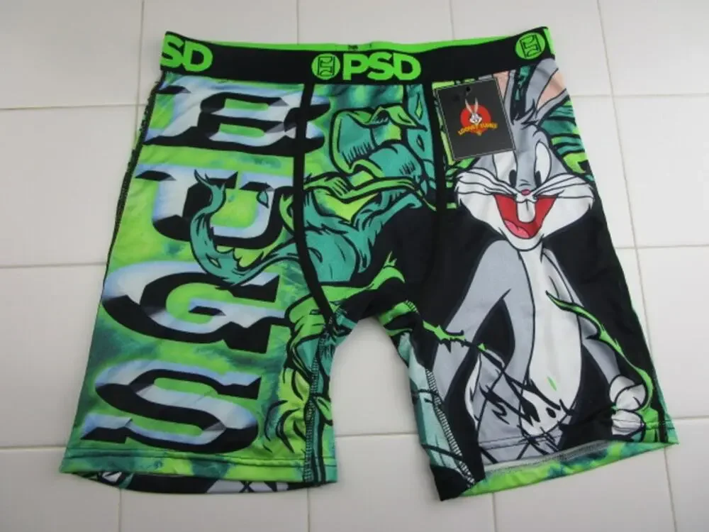 PSD Looney Tunes Looney Bugs Men's Size Large Underwear Boxer Briefs‎